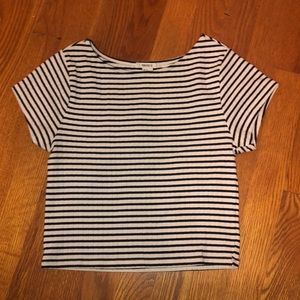 Striped Crop Top
